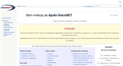 Desktop Screenshot of ajuda.uniconet.com.br